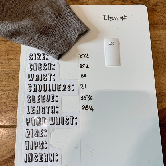 Jos A Bank Signature Collection Men's XXL Brown 100% Pima Cotton 1/4 Zip Sweater - Picture 8 of 8